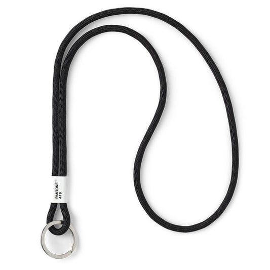 PANTONE LANGER SCHLÜSSELANHÄNGER SCHWARZ