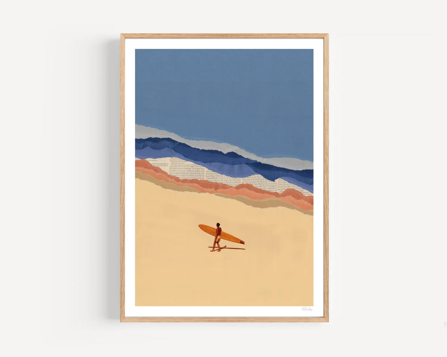 CIEL GLUE - BEACH BOY SURFER PRINT 30x40cm