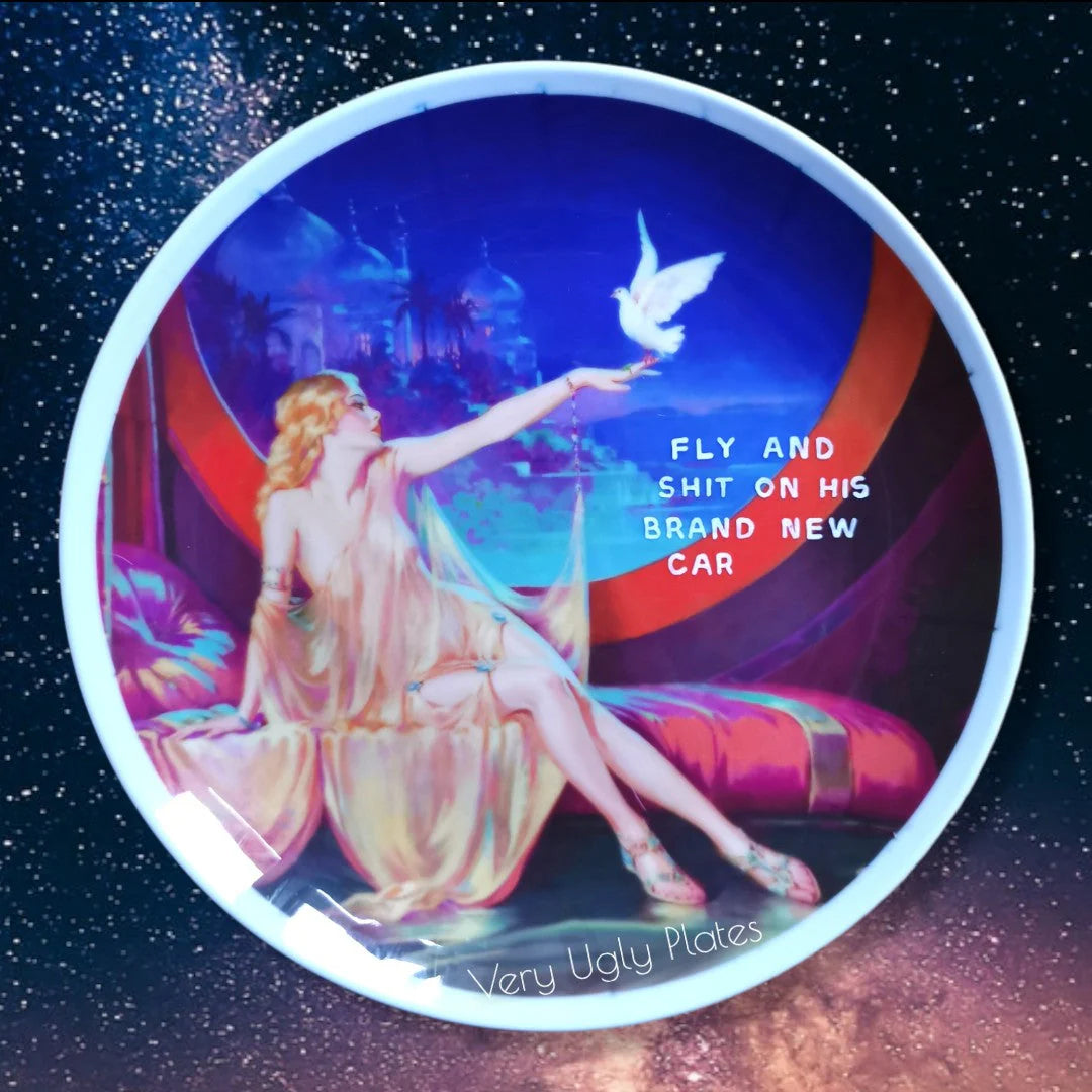 Wandteller Taube - 21 cm