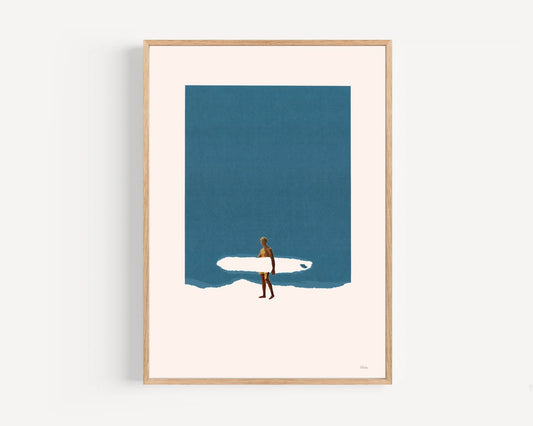 CIEL GLUE - DEEP  BLUE PRINT 30x40 cm