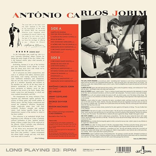 ANTONIO CARLOS JOBIM -  THE GIRL FROM IPANEMA