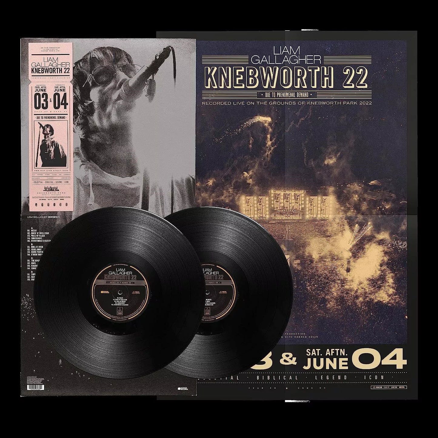 LIAM GALLAGHER – KNEBWORTH 22 DOPPEL-LP