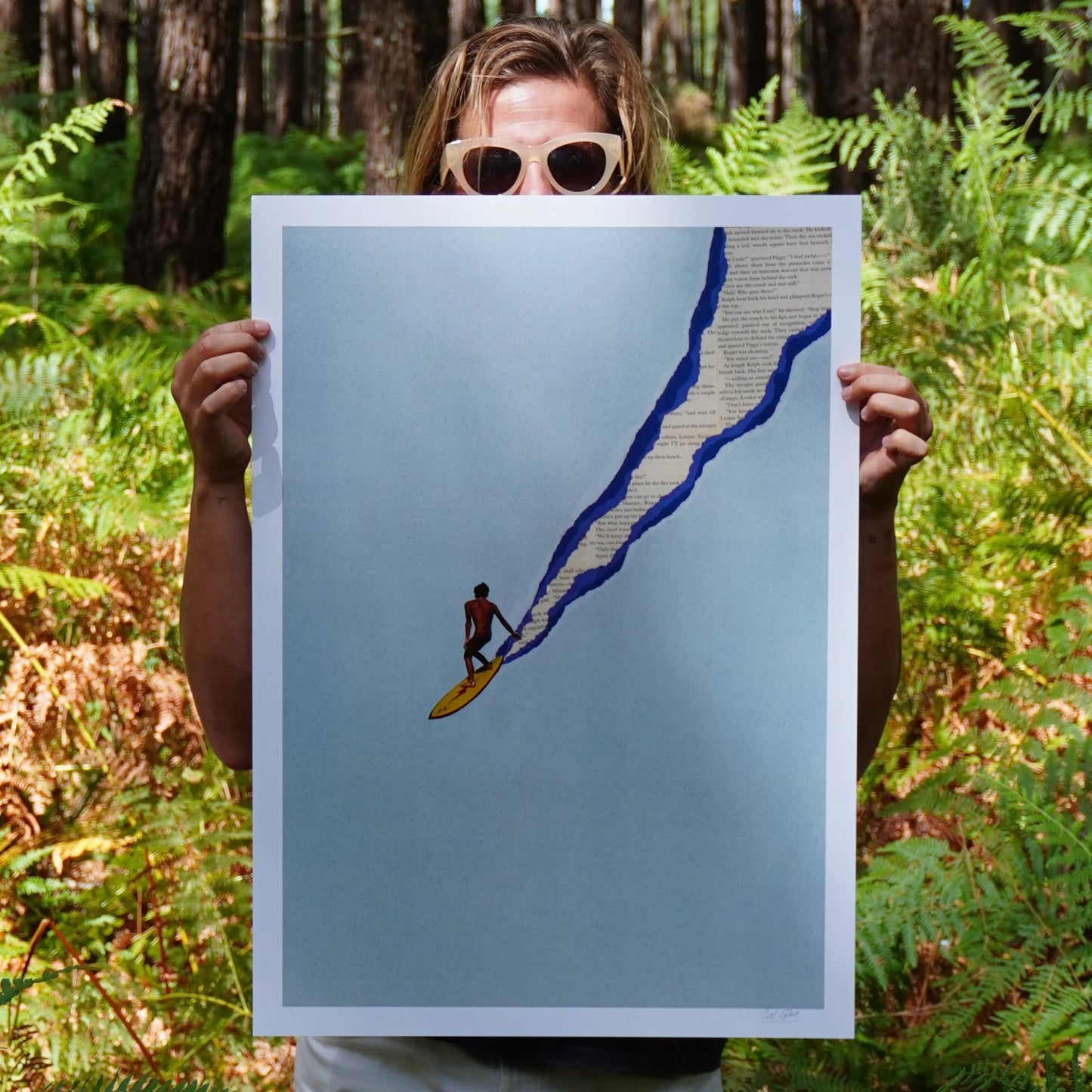 CIEL GLUE - SANTA CRUZ PRINT 30x40cm