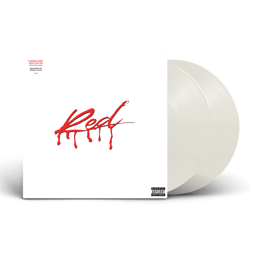 PLAYBOI CARTI - WHOLE LOTTA RED 5 YEAR ANNIVERSARY EDITION RAIN CLOUD OPAQUE VINYL