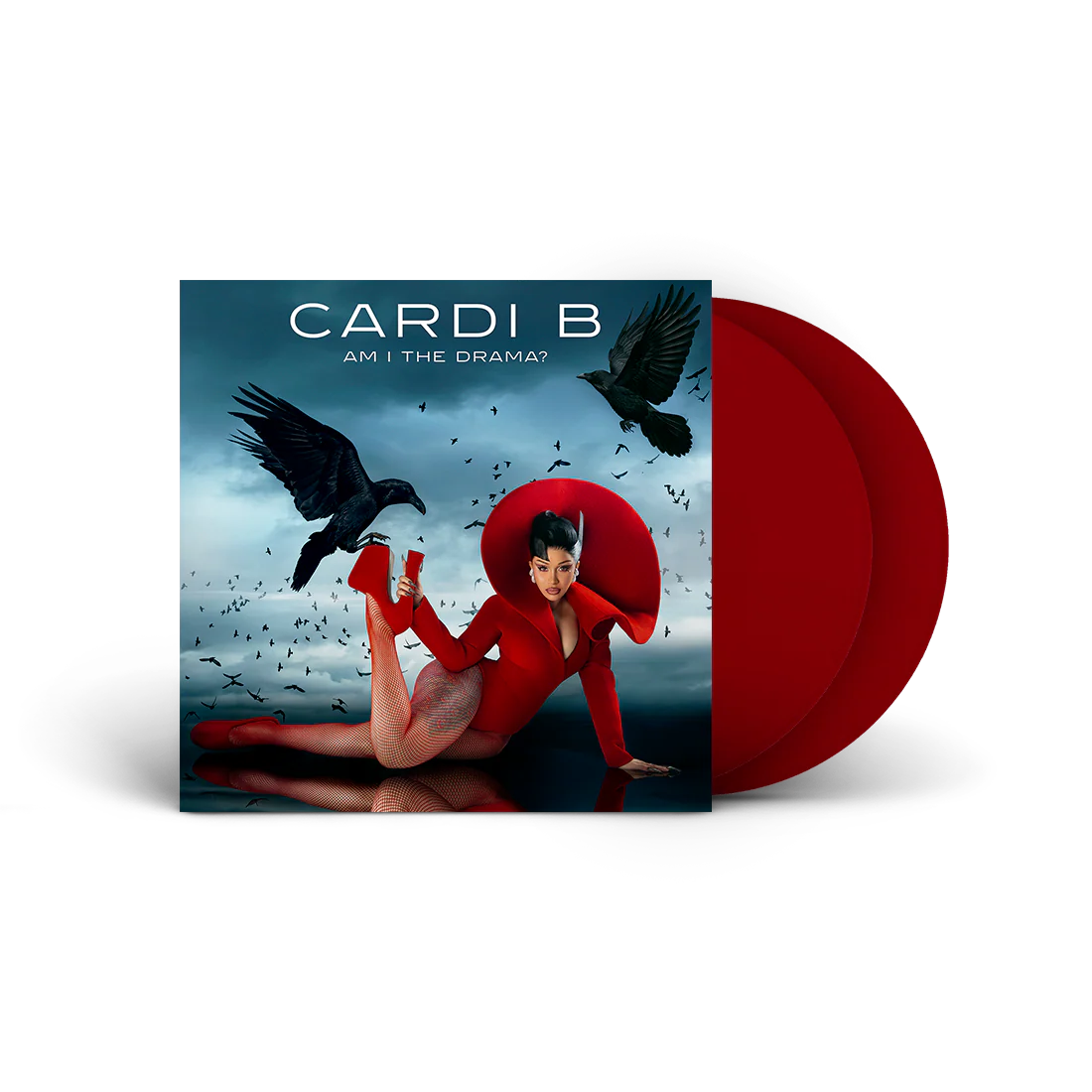 CARDI B AM I THE DRAMA?  2 LP STANDARD APPLE RED VINYL