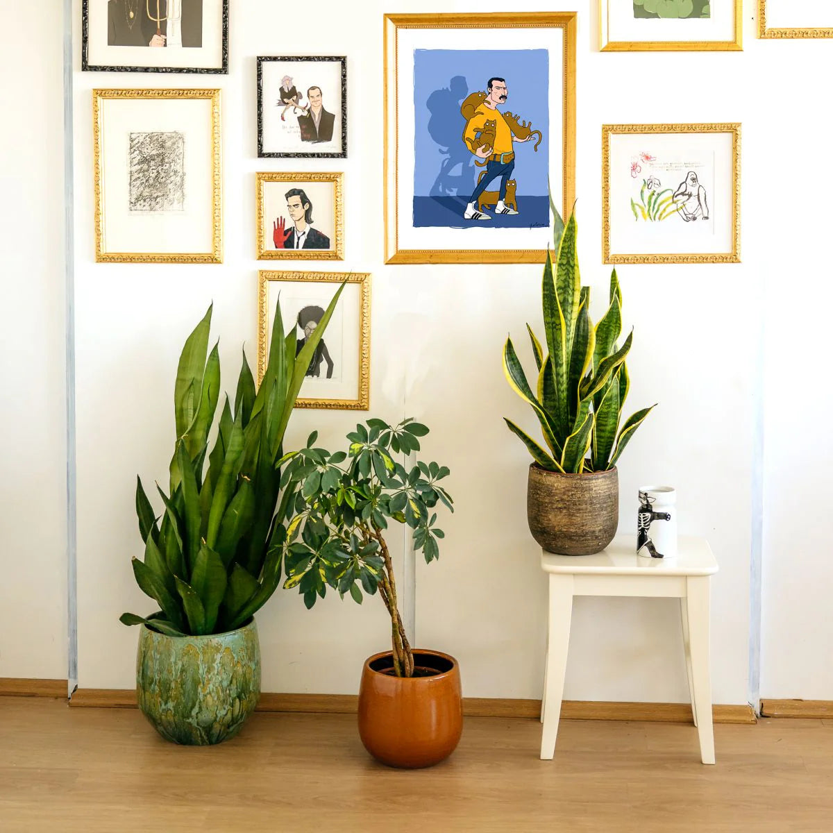 POLONA POLONA - CAT LADY PRINT 30x 40 cm