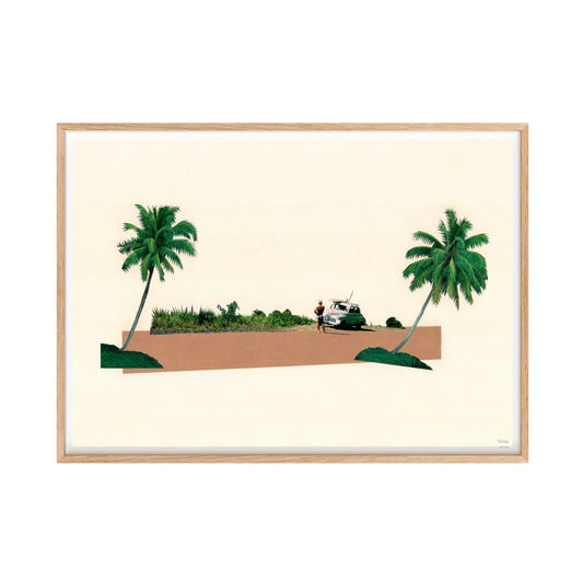 CIEL GLUE - AUSTRALIA COLLAGE PRINT  Print 30x40 cm