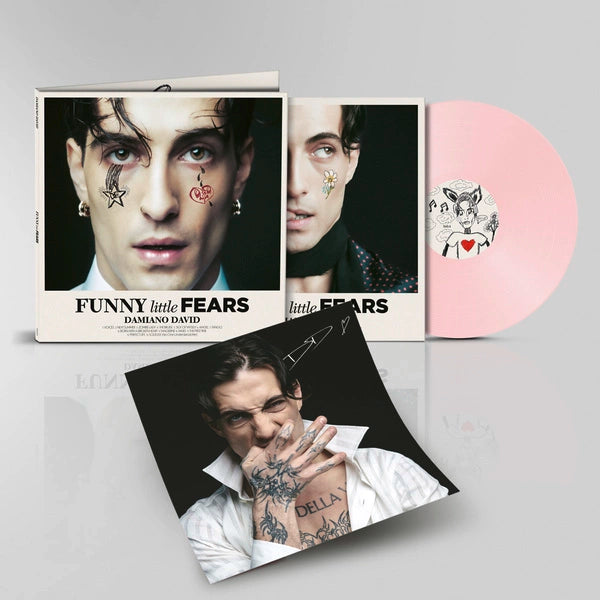 DAMIANO DAVID - FUNNY LITTLE FEARS LP PINK + SIGNED LIMITED EDITION LP