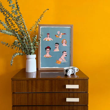 POLONA POLONA -THE SWIMMING BUNCH PRINT 30x40cm