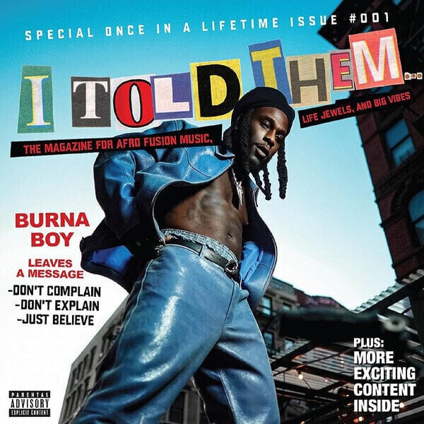 BURNA BOY - ICH HABE ES IHNEN ERZÄHLT ... LP