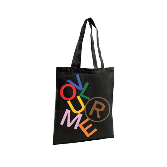 SCHWARZE TOTE-TASCHE „VOLUME-R“
