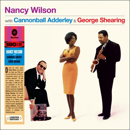 NANCY WILSON MIT CANNONBALL ADDERLEY UND GEORGE TEILEN EINE LIMITIERTE VINYL-LP