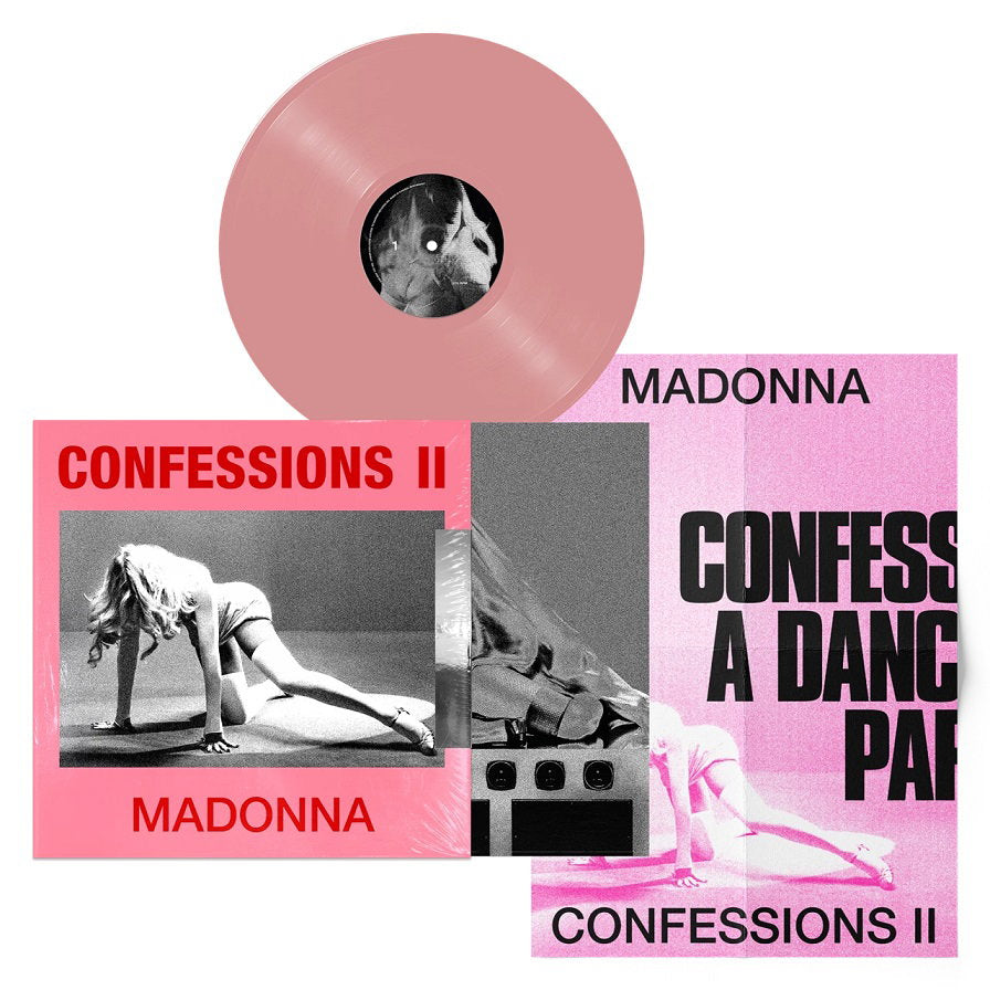 CONFESSIONS II MADONNA 12 TRACKS BABY PINK VINYL EDITION