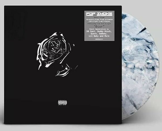 POP SMOKE - SHOOT FOR THE STARS AIM FOR THE MOON LIMITED MARBLE VINYL