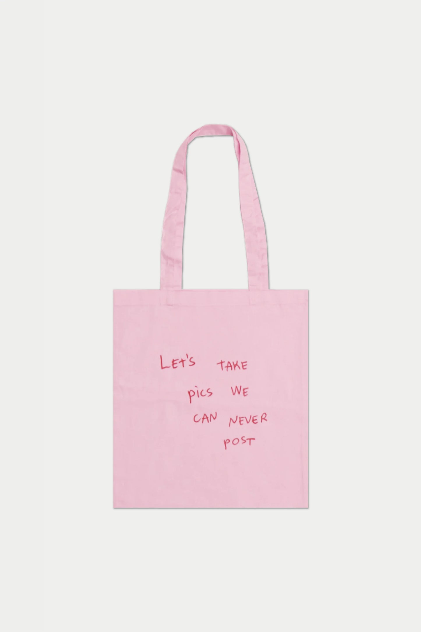 THOMAS LELU & MARINE NEUILLY - LET'S TAKE PICS WE CAN NEVER POST TOTE BAG