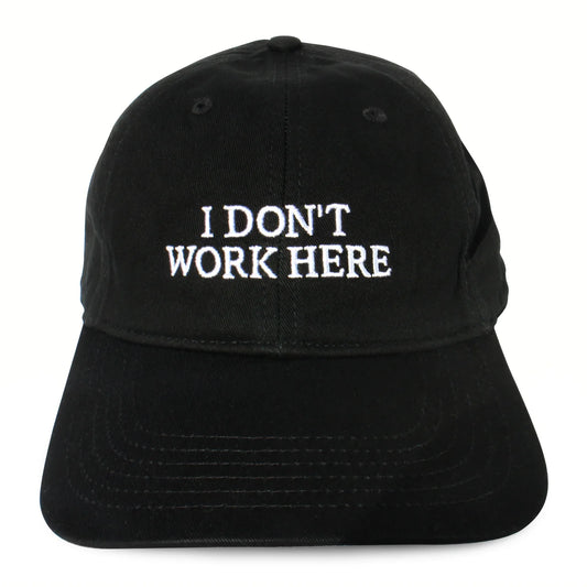 SORRY I DON'T WORK HERE HAT IDEA  (BLACK)