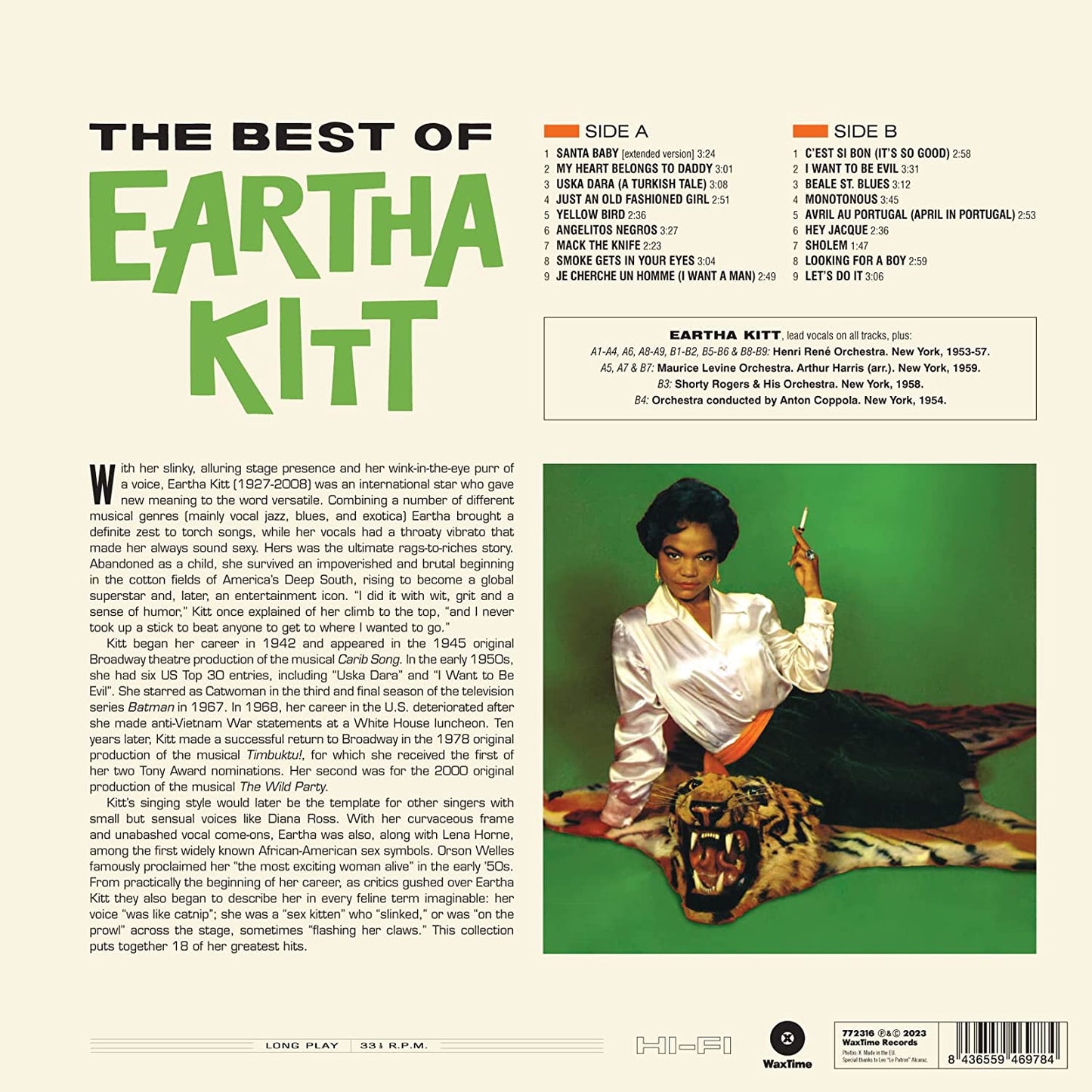 EARTHA KITT - BEST OF