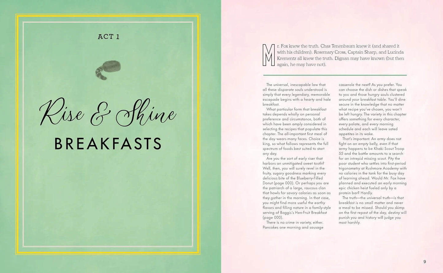 THE WES ANDERSON COOKBOOK