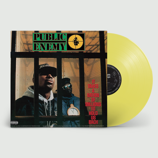 PUBLIC ENEMY - ES BRAUCHT EINE MILLIONEN NATION, UM UNS ZURÜCKZUHALTEN LP GELB