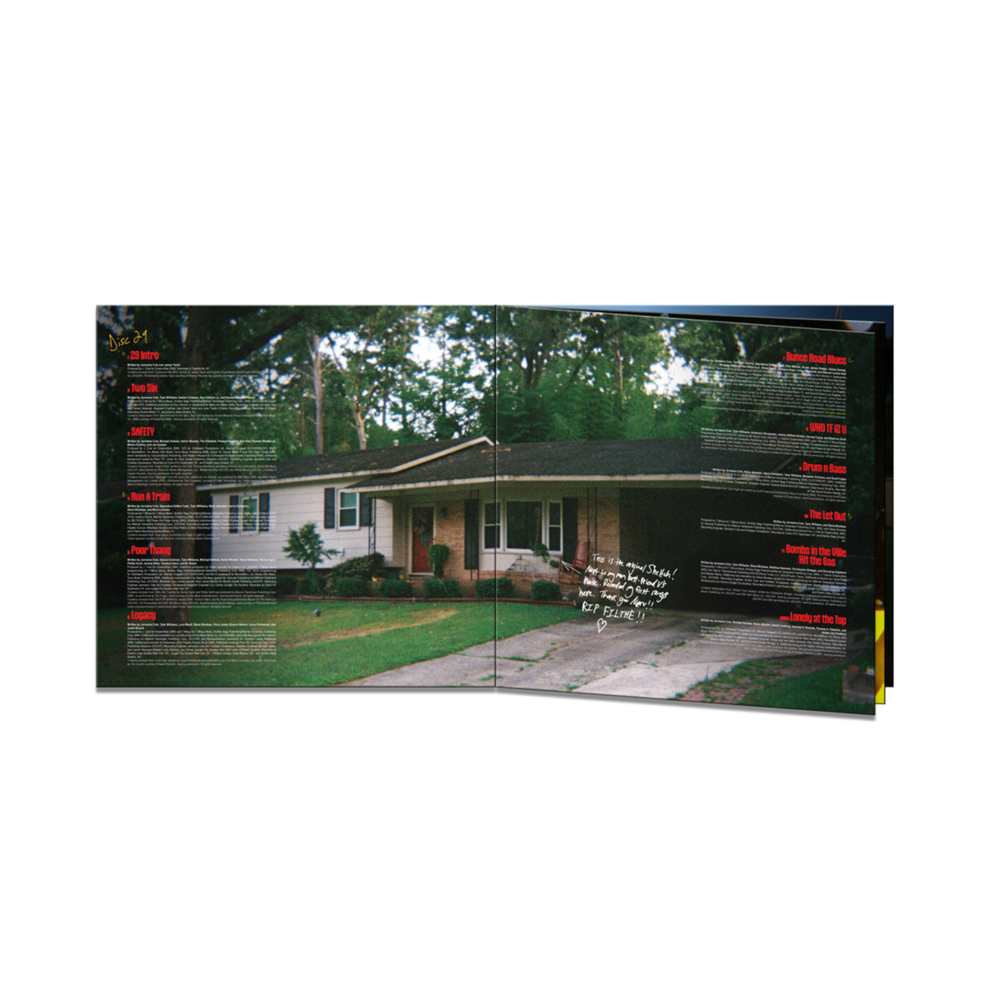 J. COLE - THE FALL-OFF RED VINYL