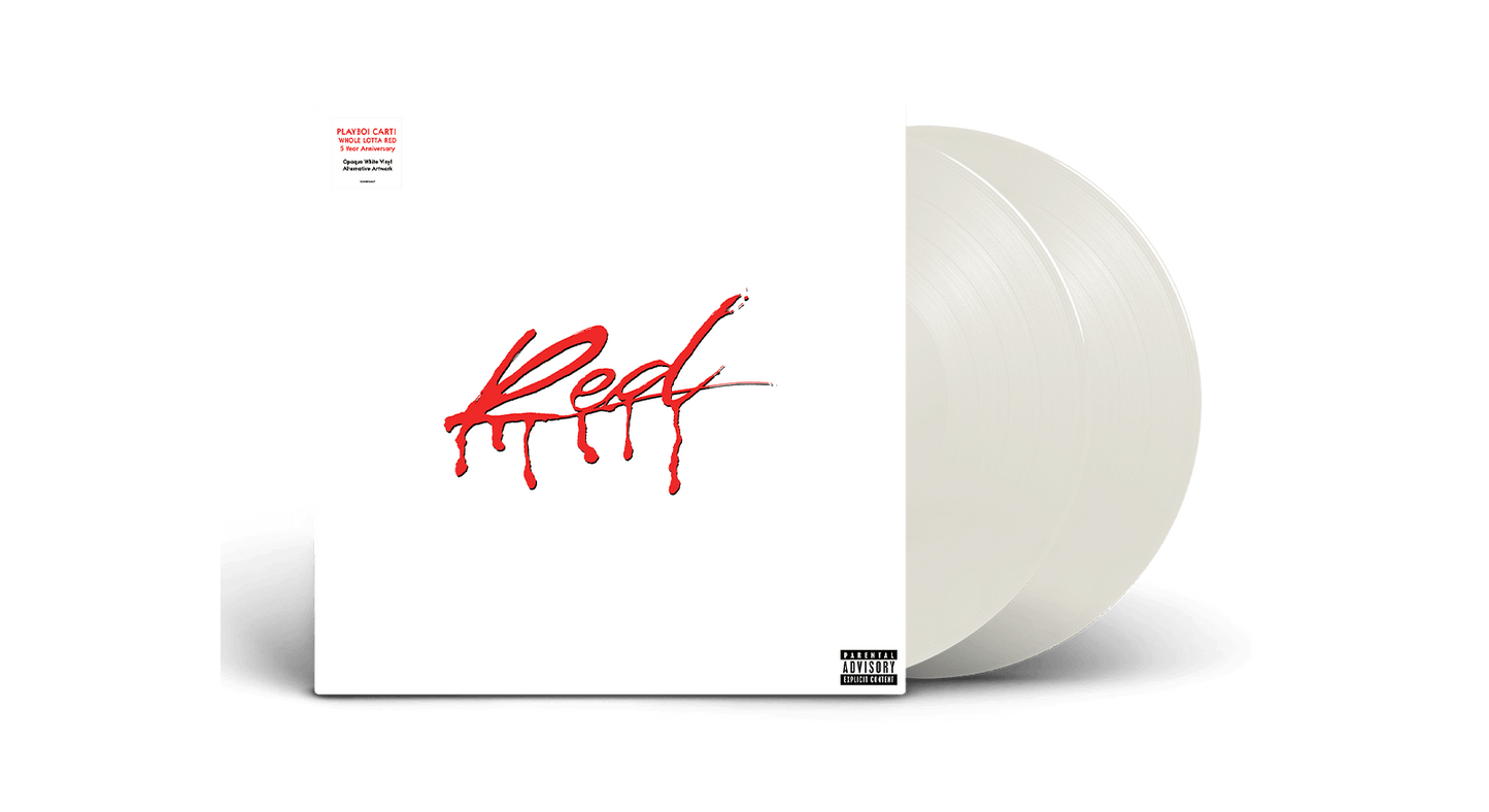 PLAYBOI CARTI  - WHOLE LOTTA RED 5 YEAR ANNIVERSARY EDITION RAIN CLOUD OPAQUE VINYL