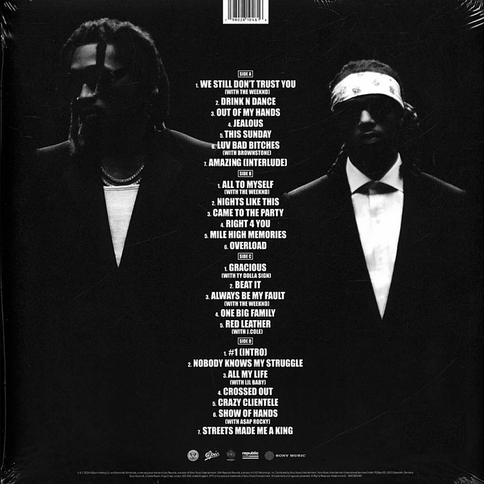 FUTURE&amp;METRO BOOMIN – WE STILL DONT TRUST YOU Alternatives Cover Opaque White Vinyl Edition