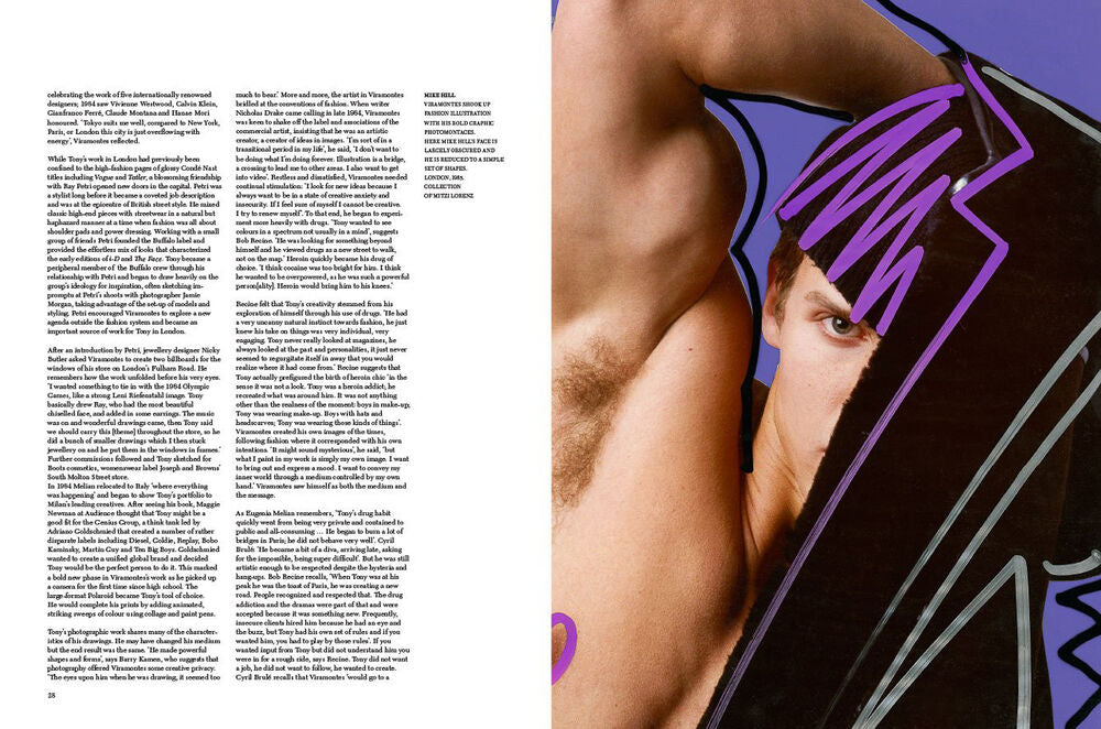 BOLD, BEAUTIFUL  AND  DAMNED - THE WORLD OF 1980s FASHION ILLUSTRATOR TONY VIRAMONTES