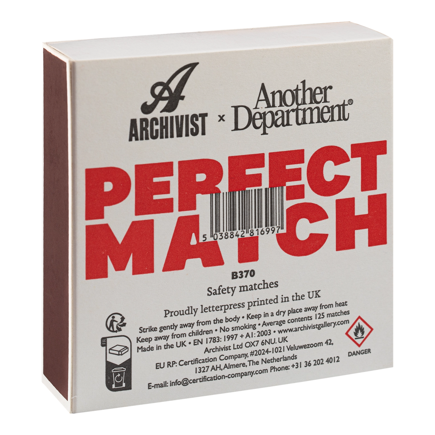 I LIKE YOU  - THE ARCHIVIST MATCHES