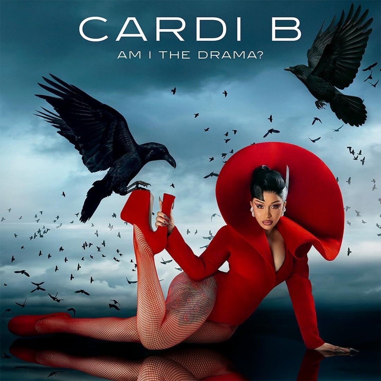 CARDI B AM I THE DRAMA?  2 LP STANDARD APPLE RED VINYL