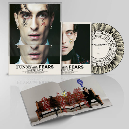 DAMIANO DAVID - FUNNY LITTLE FEARS -ZOETROPE  SIGNED BOOKLET  DELUXE  LP