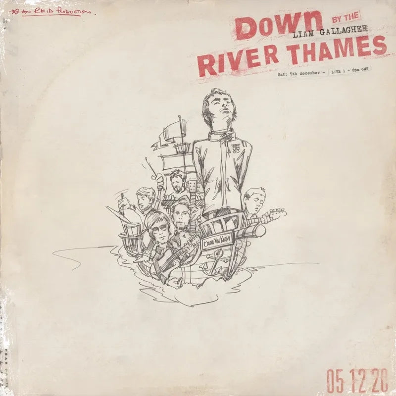 LIAM GALLAGHER - DOWN BY THE RIVER THAMES LP