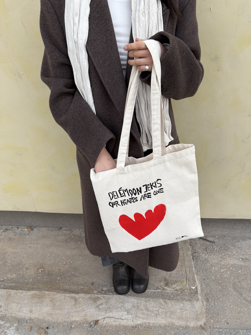 0FR  ECO BAG - ECRU - RED /JINA KHAYYER
