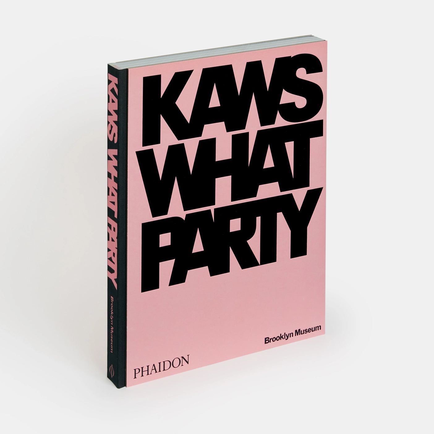 KAWS: WHAT PARTY (BLACK ON PINK EDITION)ESSAYS VON DANIEL BIRNBAUM UND EUGENIE TSAI