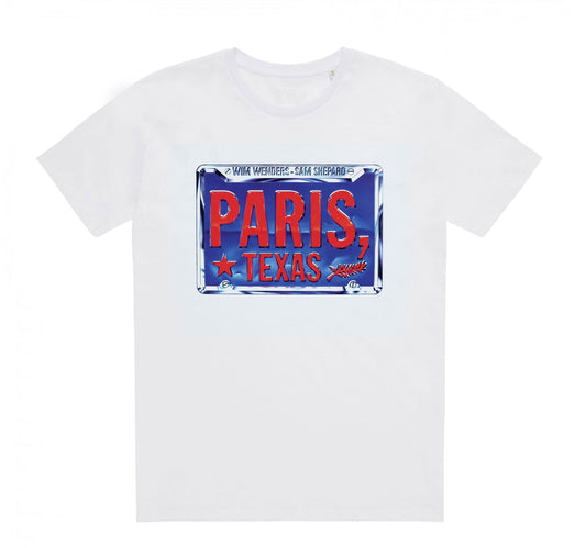PARIS TEXAS - IDEA WIM WENDERS LICENCE PLATE T SHIRT